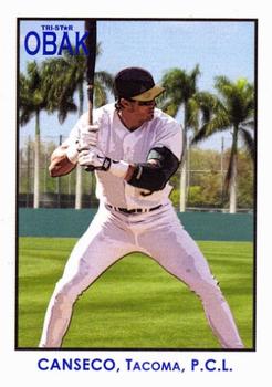 2010 TriStar Obak #41b Jose Canseco Front