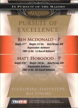 2010 TriStar Pursuit #152 Ben McDonald / Matt Hobgood Back