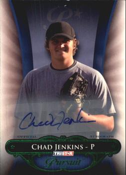 2010 TriStar Pursuit - Autographs Green #90 Chad Jenkins Front