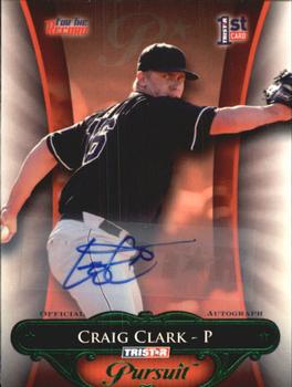 2010 TriStar Pursuit - Autographs Green #137 Craig Clark Front