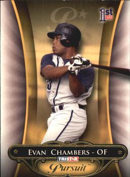 2010 TriStar Pursuit - Gold #113 Evan Chambers Front