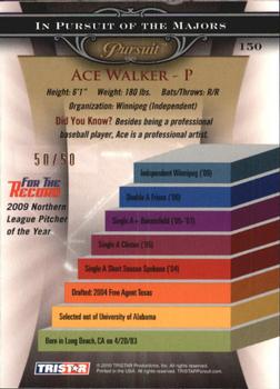 2010 TriStar Pursuit - Gold #150 Ace Walker Back