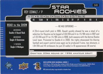 2010 Upper Deck - 2000 Star Rookies Update #549 Roy Oswalt Back