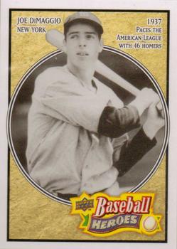 2010 Upper Deck - Baseball Heroes: Joe DiMaggio #BH-1 Joe DiMaggio Front