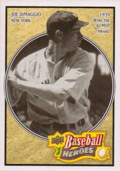 2010 Upper Deck - Baseball Heroes: Joe DiMaggio #BH-2 Joe DiMaggio Front