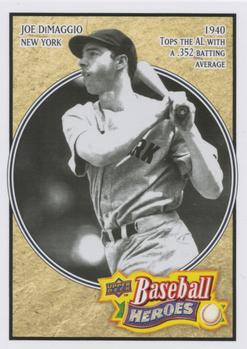2010 Upper Deck - Baseball Heroes: Joe DiMaggio #BH-3 Joe DiMaggio Front