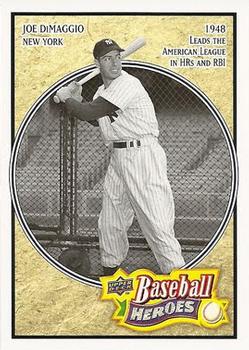 2010 Upper Deck - Baseball Heroes: Joe DiMaggio #BH-6 Joe DiMaggio Front