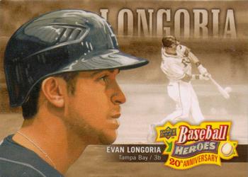 2010 Upper Deck - Baseball Heroes: 20th Anniversary Art #BHA-3 Evan Longoria Front