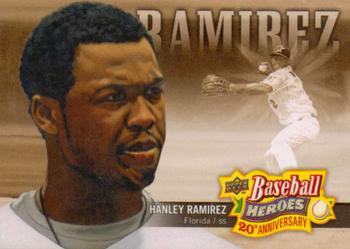 2010 Upper Deck - Baseball Heroes: 20th Anniversary Art #BHA-4 Hanley Ramirez Front
