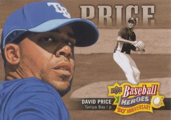 2010 Upper Deck - Baseball Heroes: 20th Anniversary Art #BHA-5 David Price Front