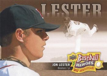 2010 Upper Deck - Baseball Heroes: 20th Anniversary Art #BHA-6 Jon Lester Front