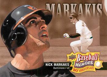 2010 Upper Deck - Baseball Heroes: 20th Anniversary Art #BHA-7 Nick Markakis Front