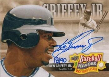 2010 Upper Deck - Baseball Heroes: 20th Anniversary Art Autographs #BHA-1 Ken Griffey Jr. Front