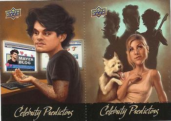 2010 Upper Deck - Celebrity Predictors #CP1-CP2 John Mayer / Jennifer Aniston Front