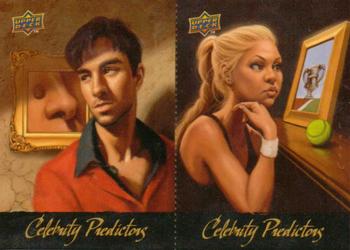 2010 Upper Deck - Celebrity Predictors #CP11-CP12 Anna Kournikova / Enrique Iglesias Front