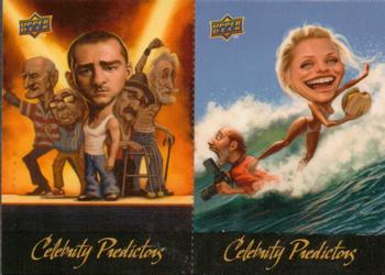 2010 Upper Deck - Celebrity Predictors #CP3-CP4 Justin Timberlake / Cameron Diaz Front