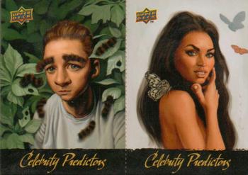 2010 Upper Deck - Celebrity Predictors #CP5-CP6 Megan Fox / Shia LaBeouf Front