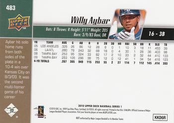 2010 Upper Deck - Gold #483 Willy Aybar Back