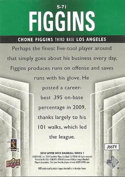 2010 Upper Deck - Supreme Green #S-71 Chone Figgins Back
