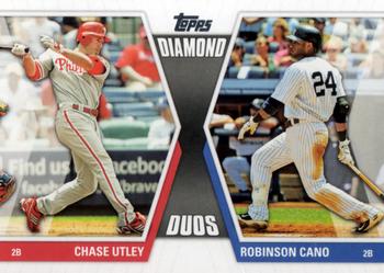 2011 Topps - Diamond Duos (Series 2) #DD-2 Chase Utley / Robinson Cano Front