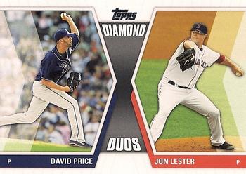 2011 Topps - Diamond Duos (Series 2) #DD-21 David Price / Jon Lester Front