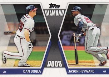 2011 Topps - Diamond Duos (Series 2) #DD-5 Dan Uggla / Jason Heyward Front