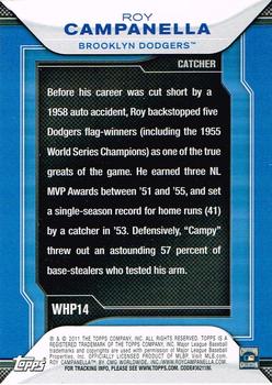 2011 Topps - Walmart Hanger Pack Exclusives #WHP14 Roy Campanella Back
