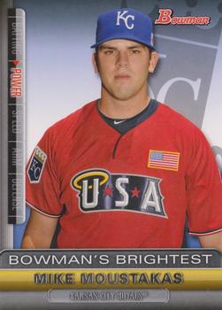 2011 Bowman - Bowman's Brightest #BBR2 Mike Moustakas Front