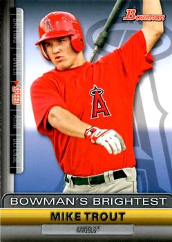 2011 Bowman - Bowman's Brightest #BBR6 Mike Trout Front