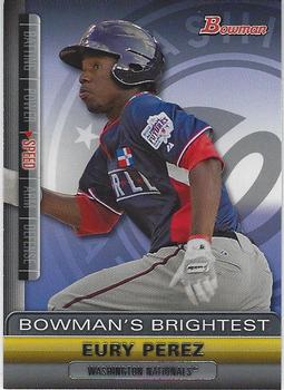 2011 Bowman - Bowman's Brightest #BBR10 Eury Perez Front