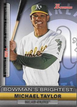 2011 Bowman - Bowman's Brightest #BBR12 Michael Taylor Front