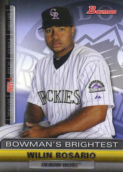 2011 Bowman - Bowman's Brightest #BBR15 Wilin Rosario Front
