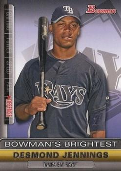 2011 Bowman - Bowman's Brightest #BBR22 Desmond Jennings Front