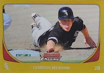 2011 Bowman Chrome - Gold Refractors #41 Gordon Beckham Front