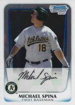 2011 Bowman - Chrome Prospects #BCP30 Michael Spina Front