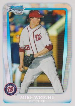2011 Bowman Draft Picks & Prospects - Chrome Prospects Refractors #BDPP11 Mike Wright Front