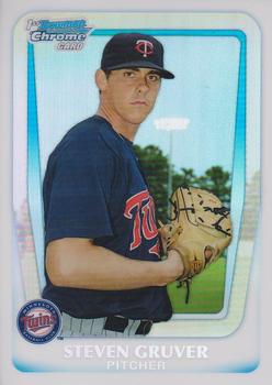 2011 Bowman Draft Picks & Prospects - Chrome Prospects Refractors #BDPP78 Steven Gruver Front