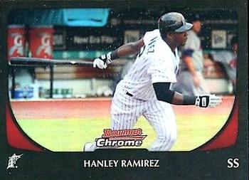 2011 Bowman Chrome - Refractors #8 Hanley Ramirez Front