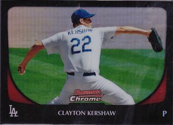 2011 Bowman Chrome - Refractors #52 Clayton Kershaw Front
