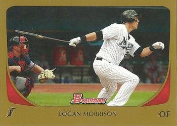 2011 Bowman - Gold #37 Logan Morrison Front