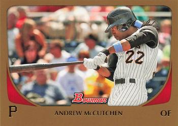 2011 Bowman - Gold #59 Andrew McCutchen Front