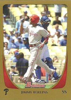2011 Bowman - Gold #80 Jimmy Rollins Front