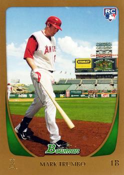 2011 Bowman - Gold #193 Mark Trumbo Front