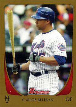 2011 Bowman - Gold #77 Carlos Beltran Front