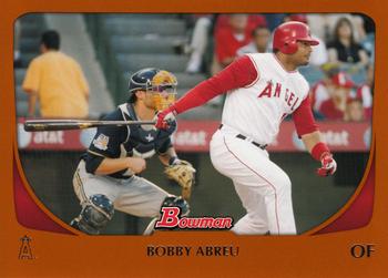 2011 Bowman - Orange #183 Bobby Abreu Front