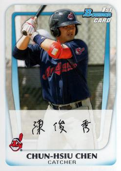 2011 Bowman - Prospects #BP26 Chun-Hsiu Chen Front