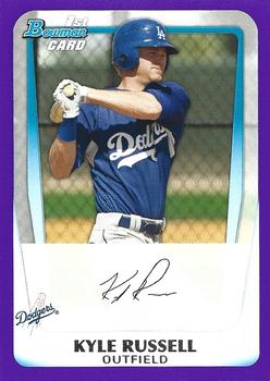 2011 Bowman - Prospects Purple #BP105 Kyle Russell Front