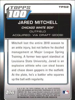 2011 Bowman - Topps 100 #TP52 Jared Mitchell Back