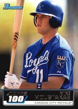 2011 Bowman - Topps 100 #TP89 Mike Moustakas Front