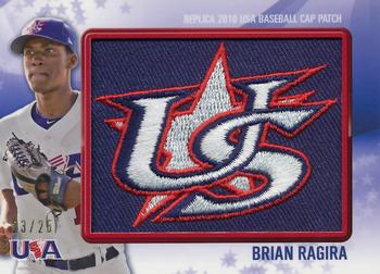 2011 Bowman - USA Baseball Logo Patch #USA-15 Brian Ragira Front